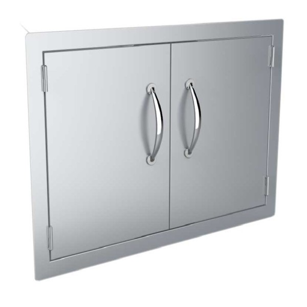 Puerta doble grande alta
