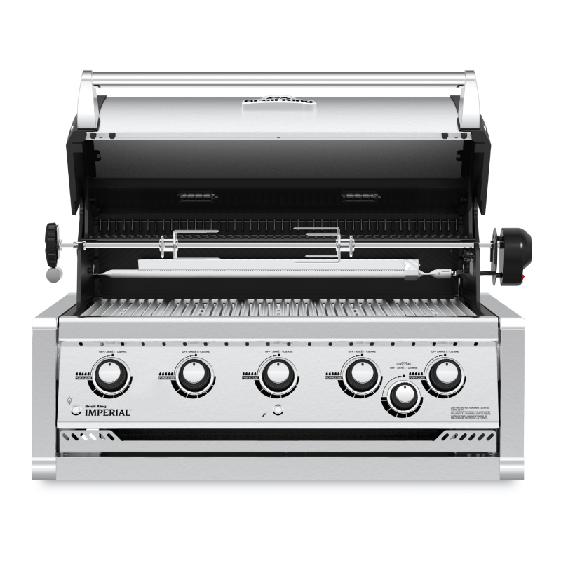 barbacoa de encastrar broil king con rustidor