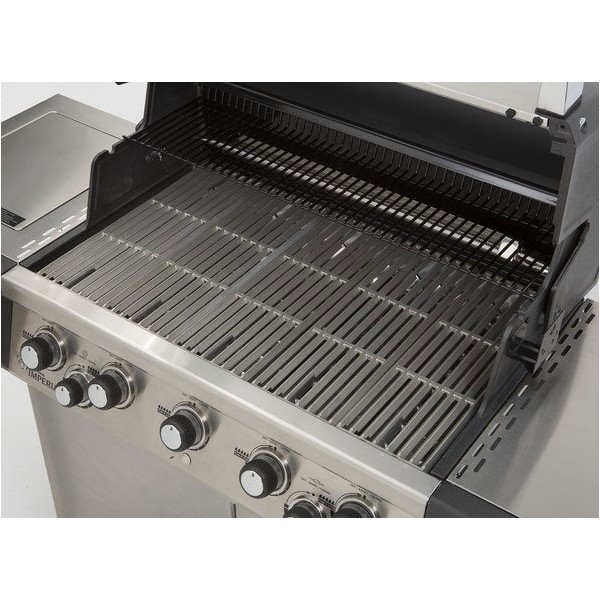parrilla de acero inoxidable reversible