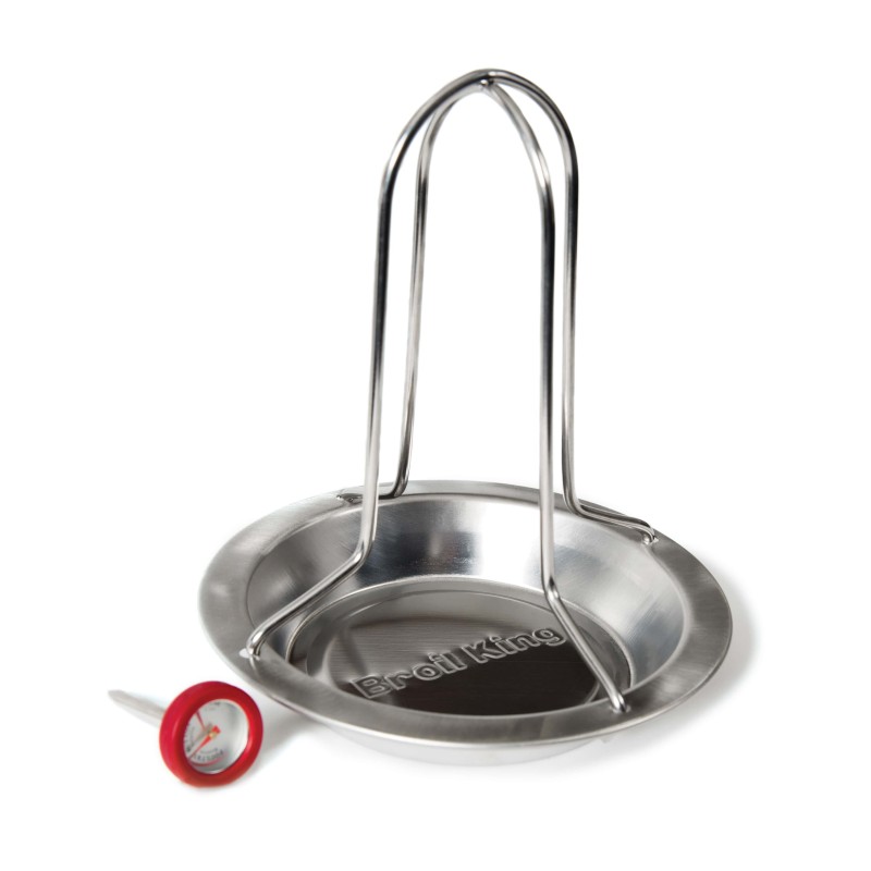 Asador de pollos con termómetro