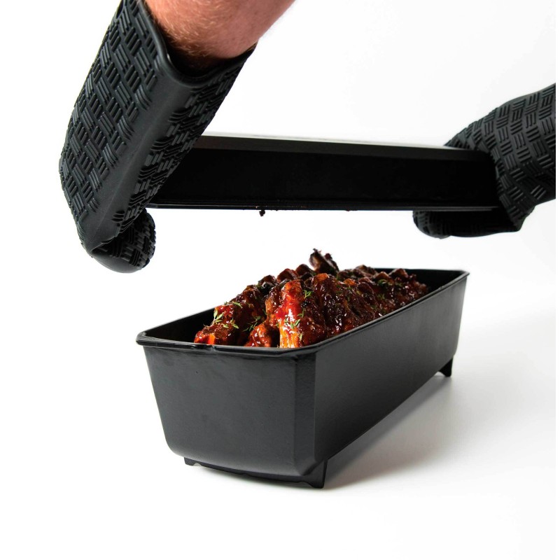 asador de hierro fundido