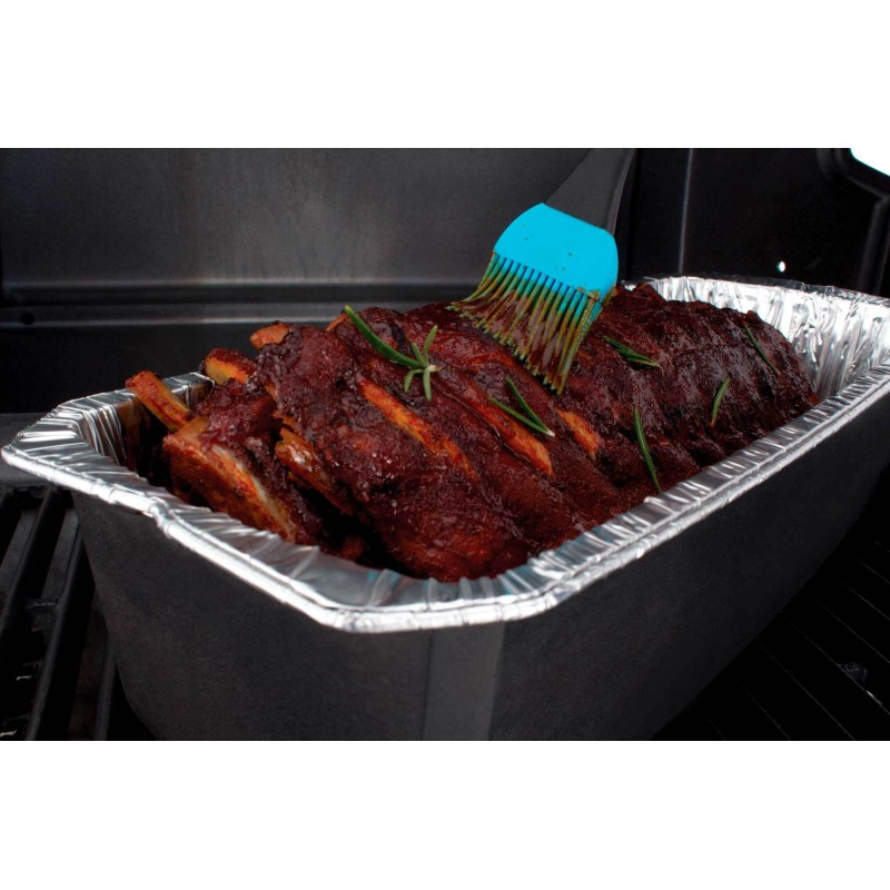 asador costillas de papel aluminio