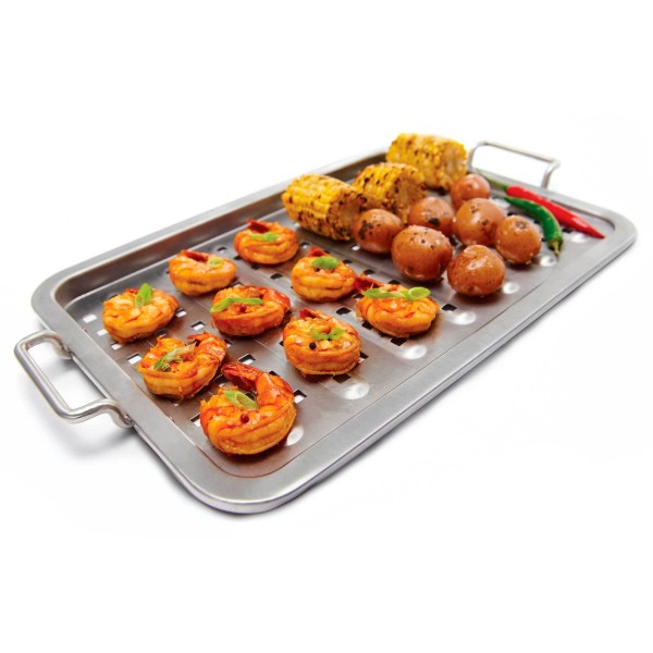 Topper plano de acero inoxidable