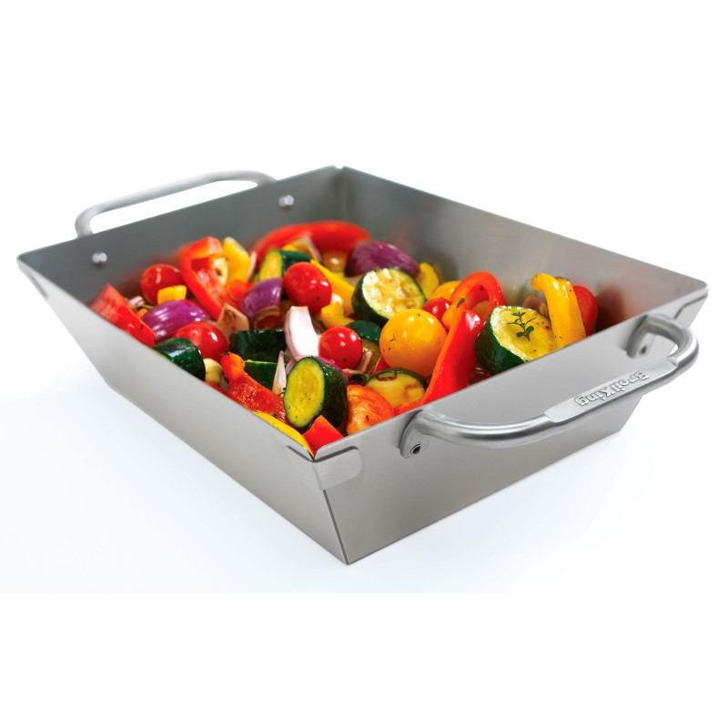 wok de acero inoxidable