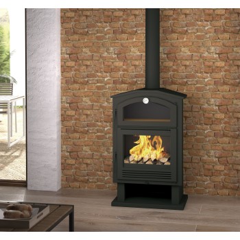 Estufa de leña con horno cerrado CH-4 2