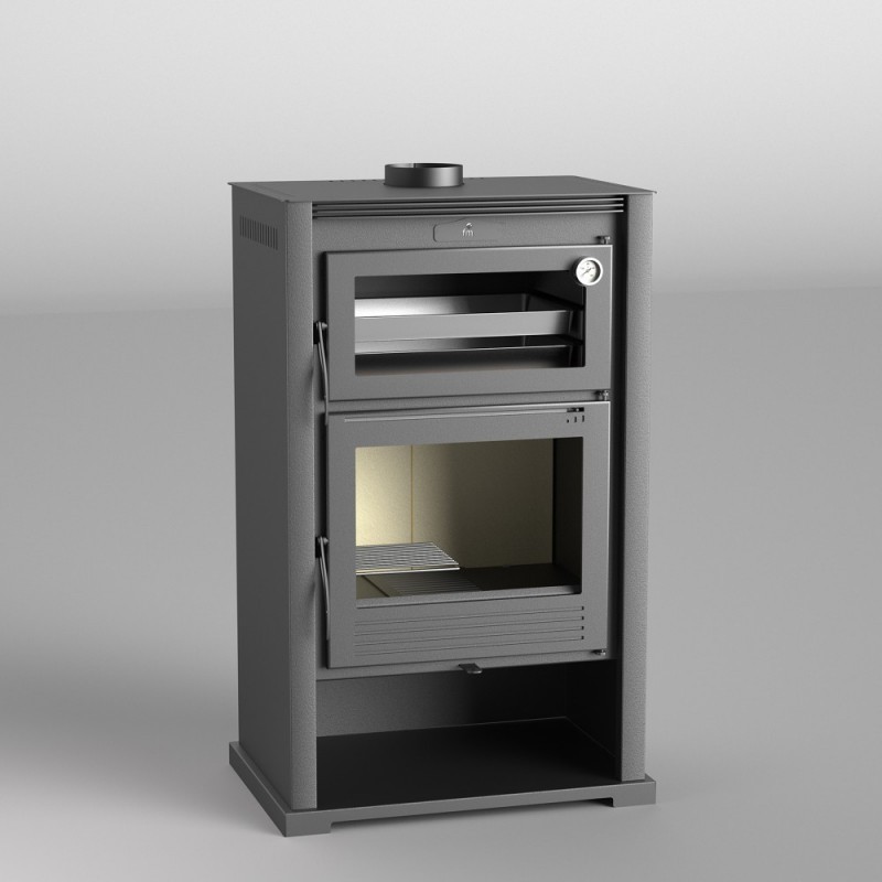 estufa frontal con horno