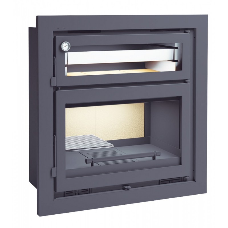 horno para encastrar de leña