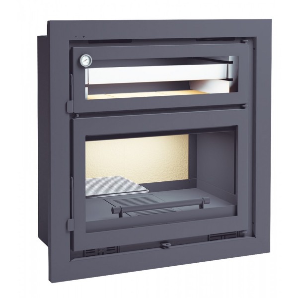 horno para encastrar de leña