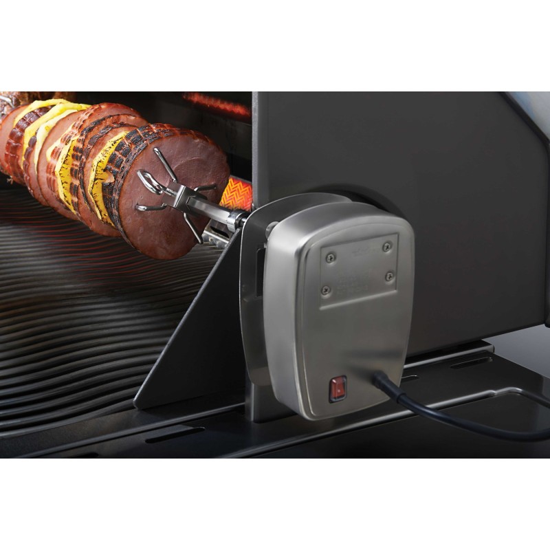 asador de acero inoxidable