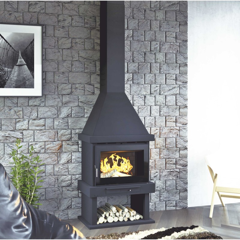 Chimenea frontal de leña C-300 TFK