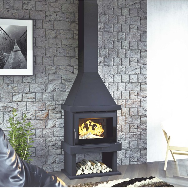 Chimenea frontal de leña C-300 TFK