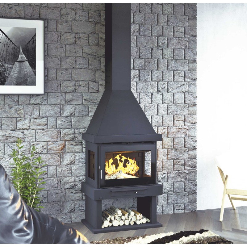 Chimenea de 3 caras