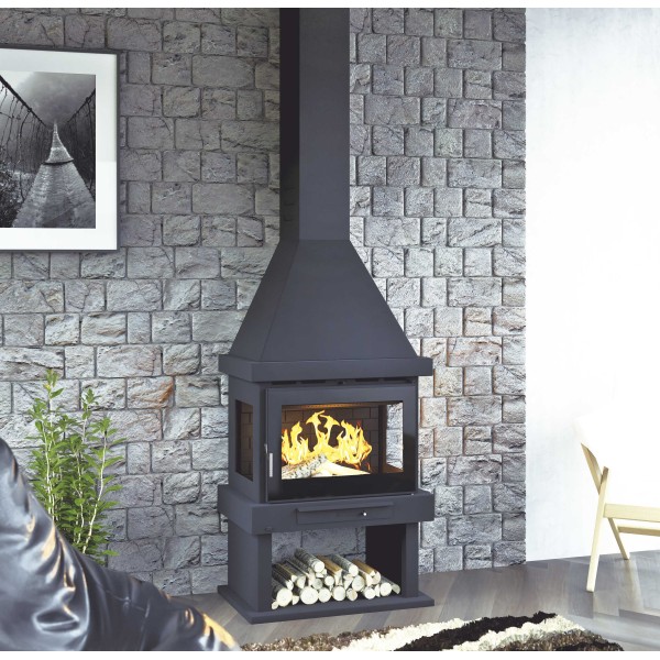 Chimenea de 3 caras