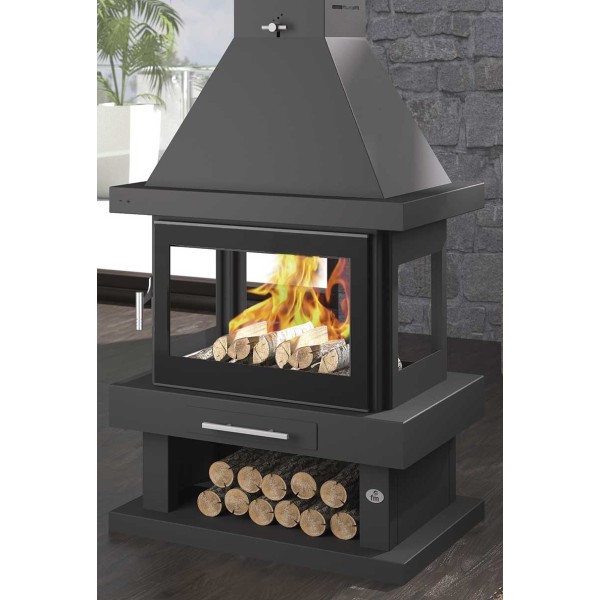 Chimenea de leña C-104 K