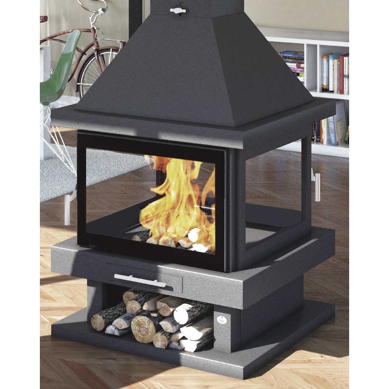 Chimenea de leña C-204 K