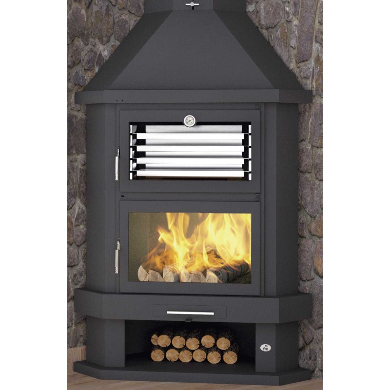 Chimenea de leña C-200 RH