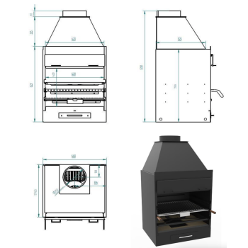 Barbacoa Argentina 60cm 2