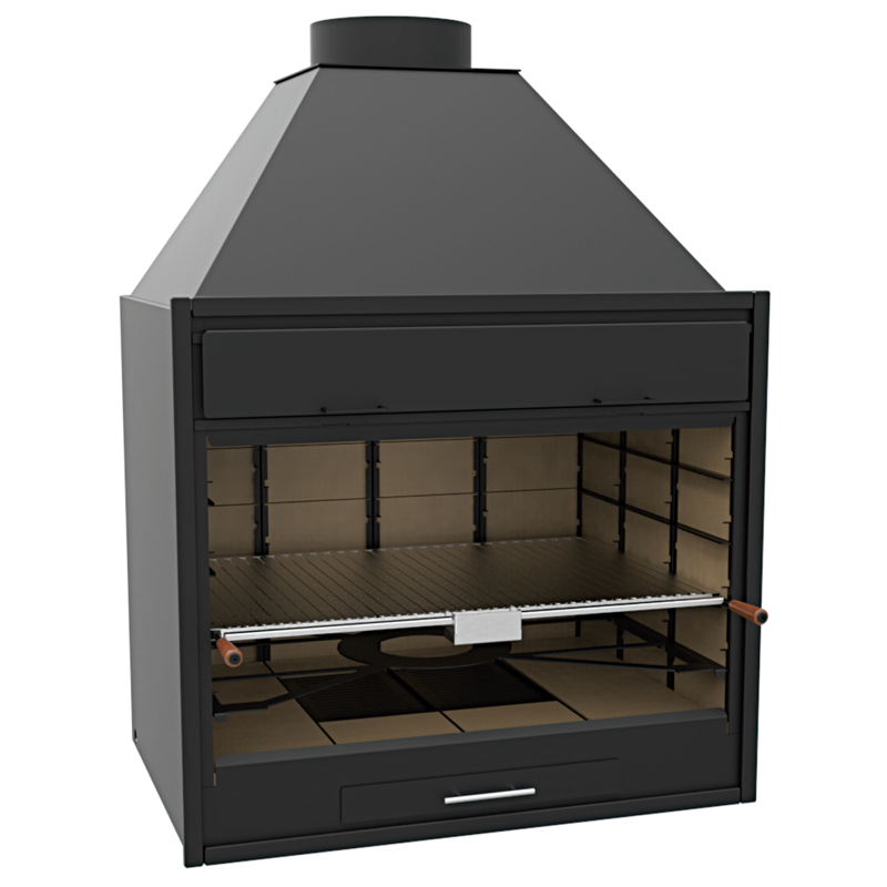 Barbacoa Argentina 90 cm con mueble