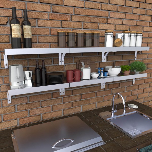 Estante plano Inox Sunstone