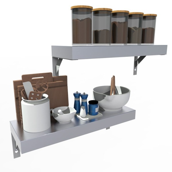 Estante plano Inox Sunstone