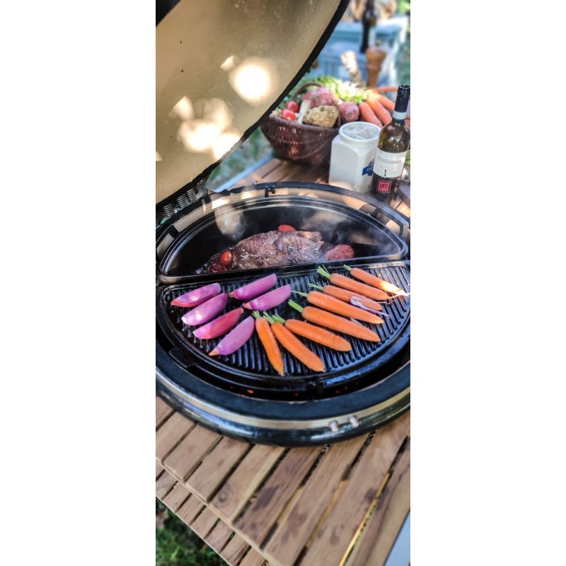 parrilla de hierro fundido