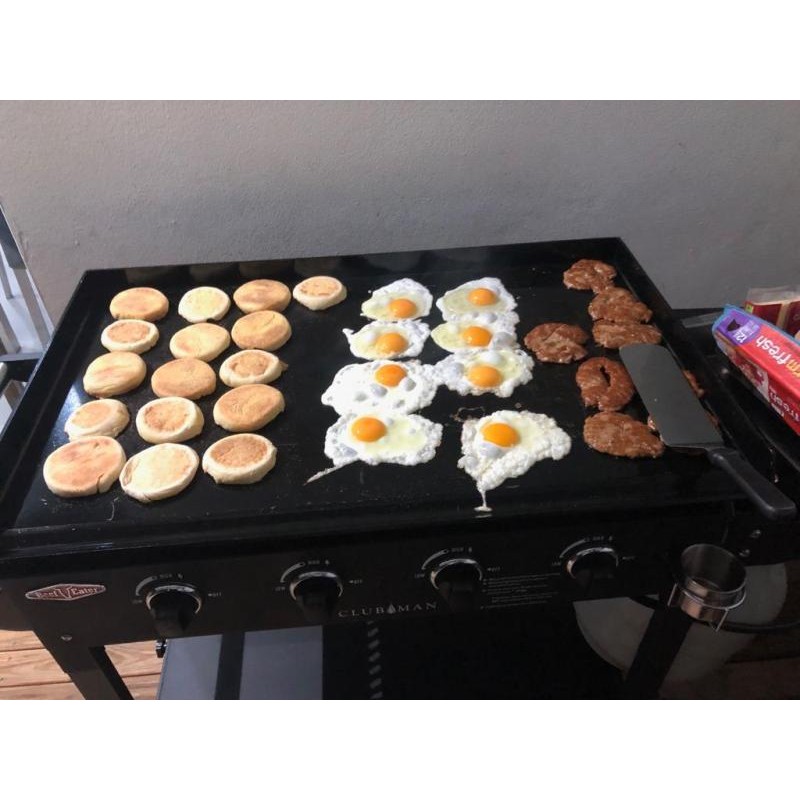 plancha de 4 quemadores