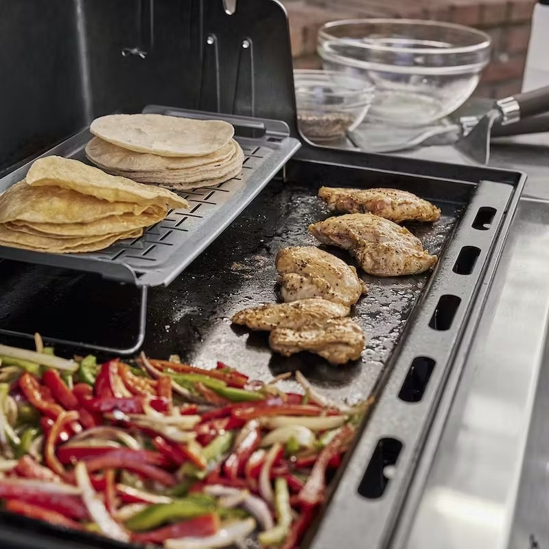 plancha integral para barbacoa génesis