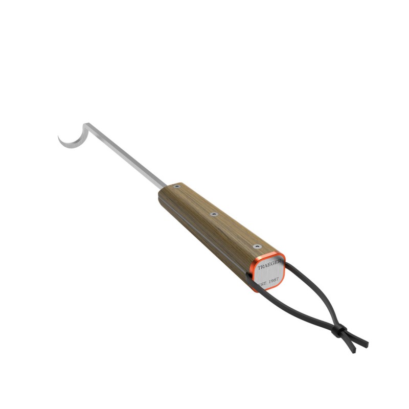 Gancho Traeger para girar la carne
