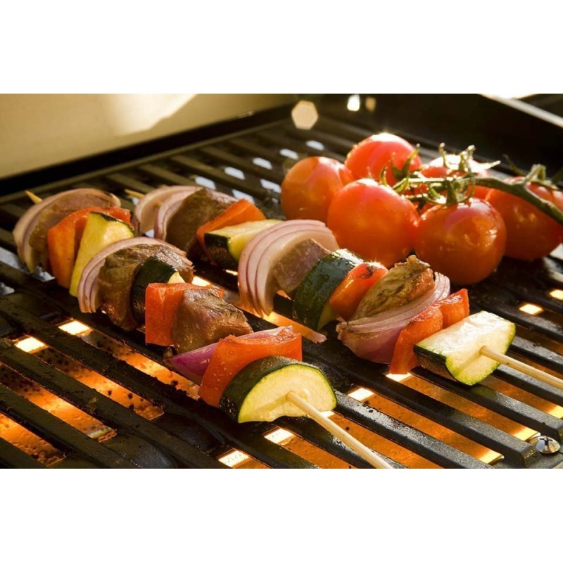 parrilla de hierro fundido