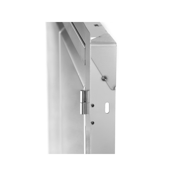 puerta de acero inoxidable