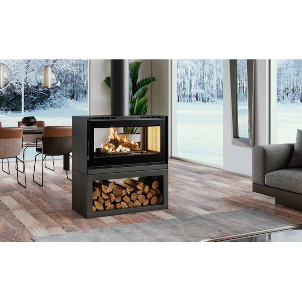 Estufa de leña Doble Cara M-172 LK