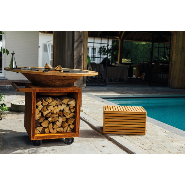 nevera de exterior de madera