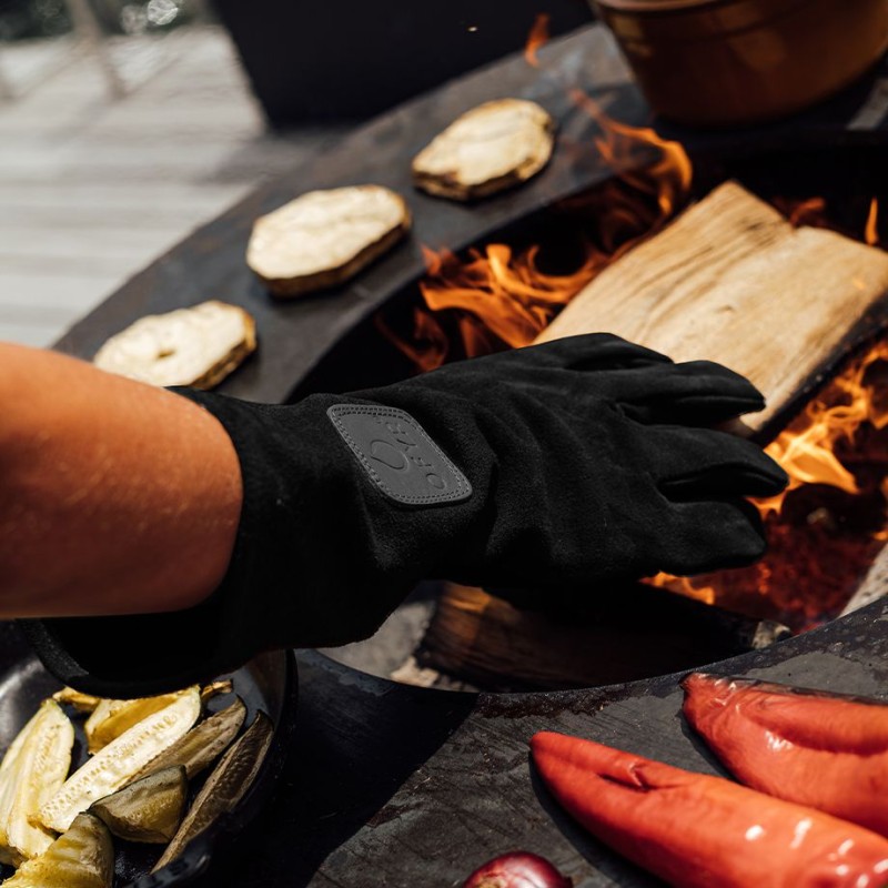guantes de cuero