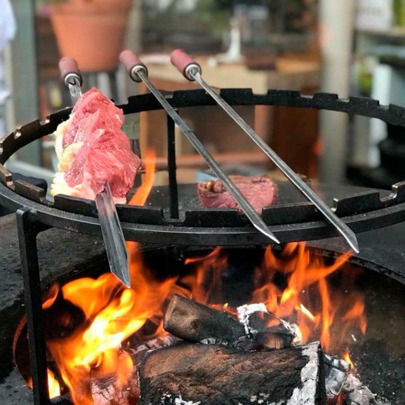 brochetas de acero inoxidable