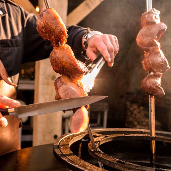 brochetas grandes para barbacoa