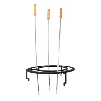 Set de parrilla Brasileña 100 cm 2