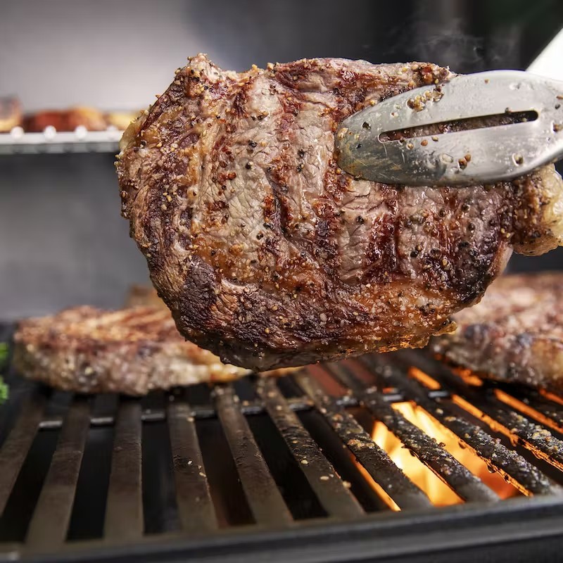 parrilla de hierro fundido