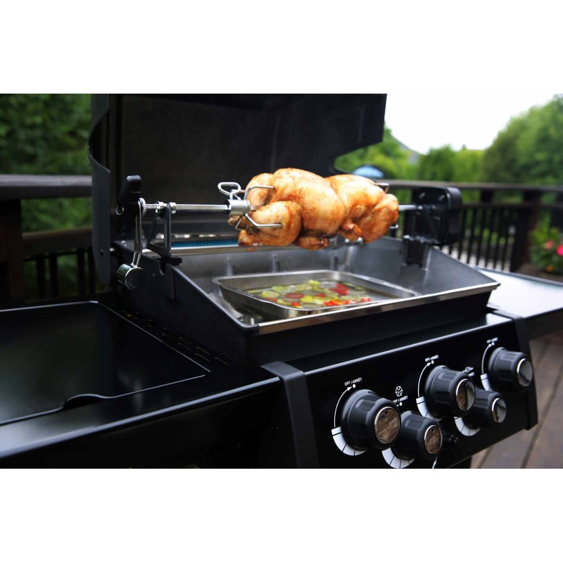 asador de pollos para barbacoa