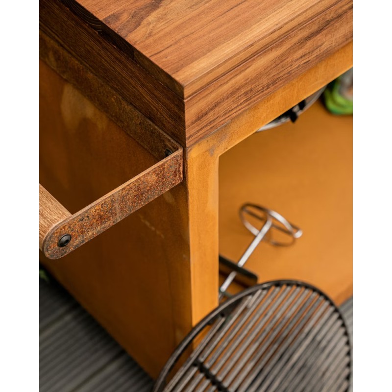 OFYR Mesa Corten 65 PRO para Kamado BGE