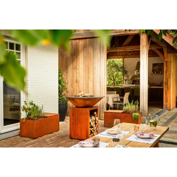Ofyr Banco Corten de Jardín