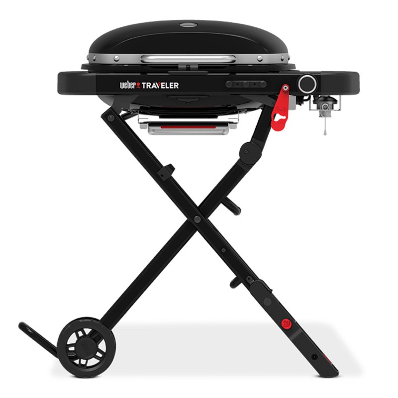 barbacoa de gas  weber pequeña