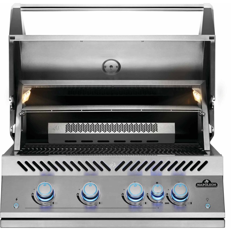 barbacoa con luces internas