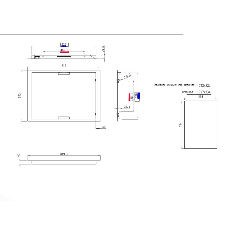 Puerta doble para Barbacoa Elite