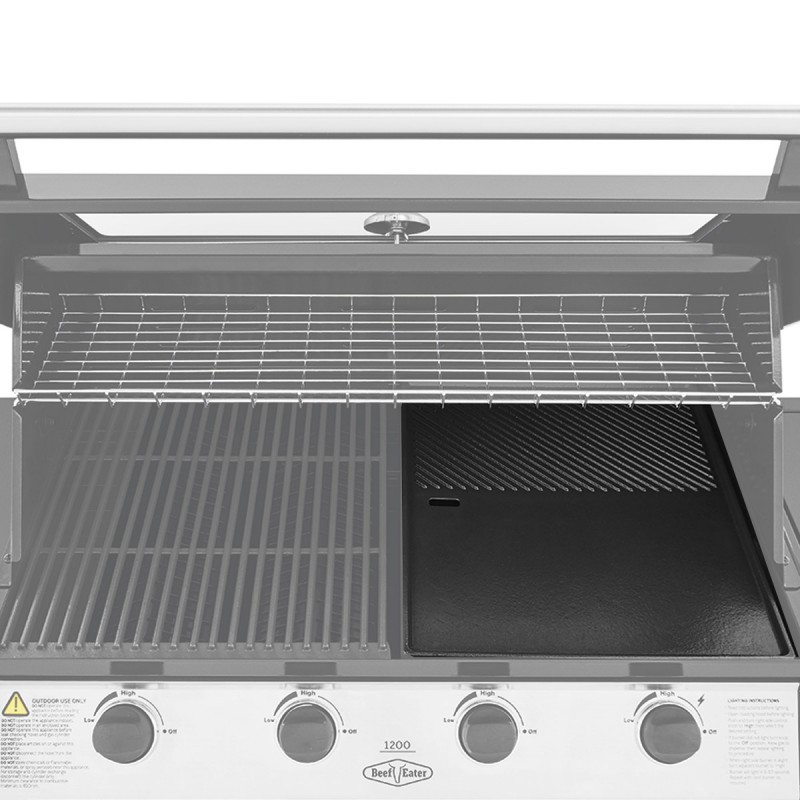 Plancha Beefeater 40 cm para Series 1200,1500,1600