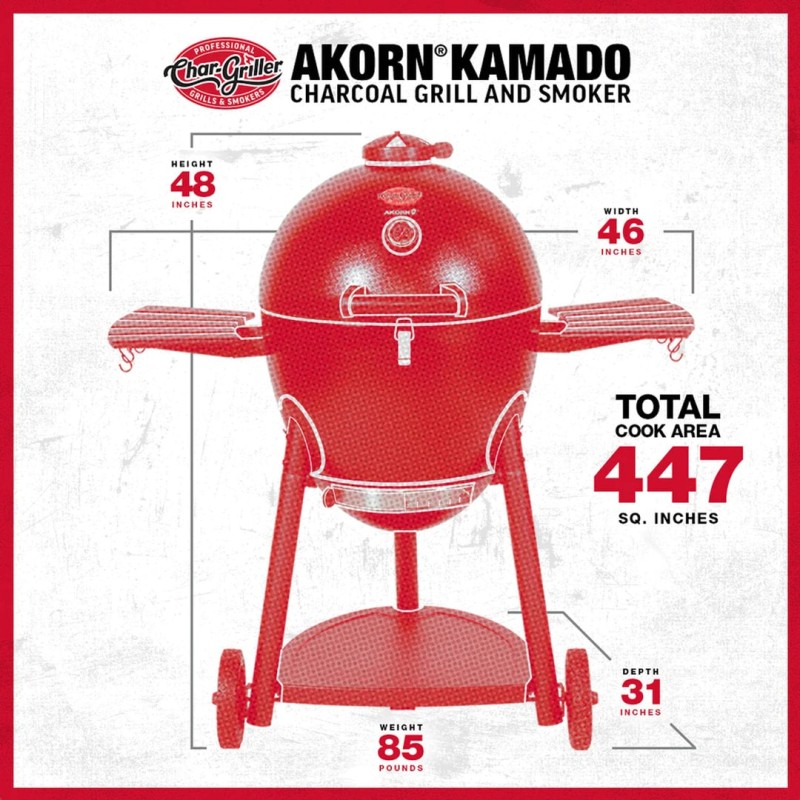 Kamado Char-Griller Akorn