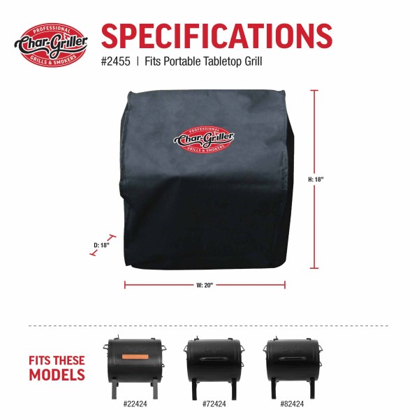Funda para Barbacoa Portátil Char-Griller