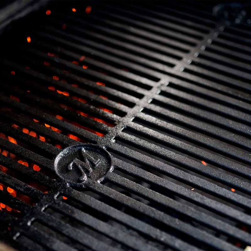 parrilla de hierro fundido