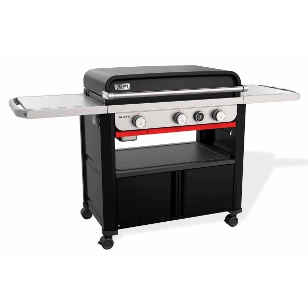 plancha de gas negra vitrificada