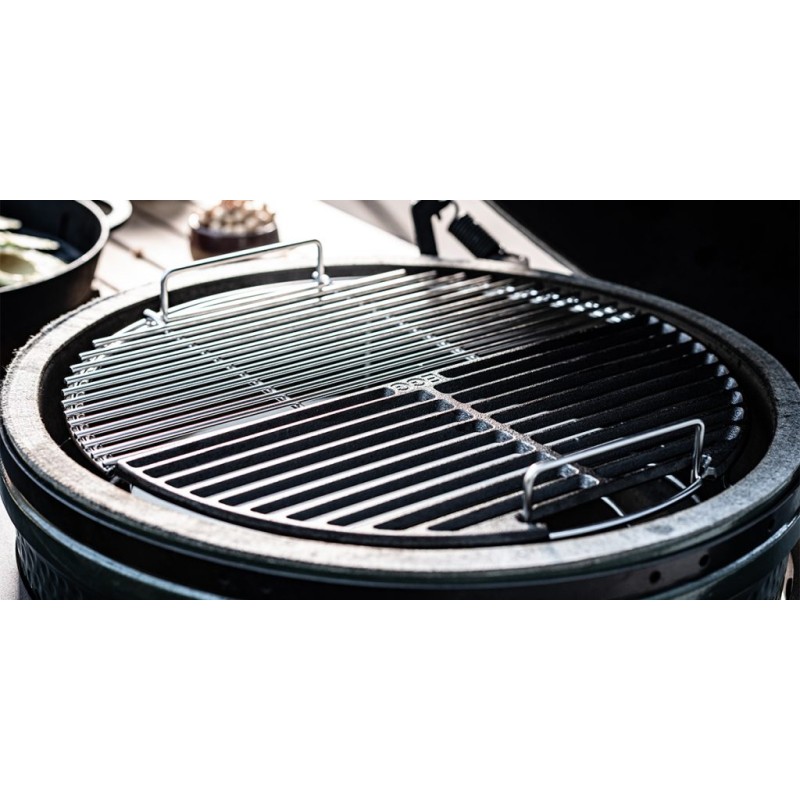 Parrilla Media Luna Inox Big Green Egg