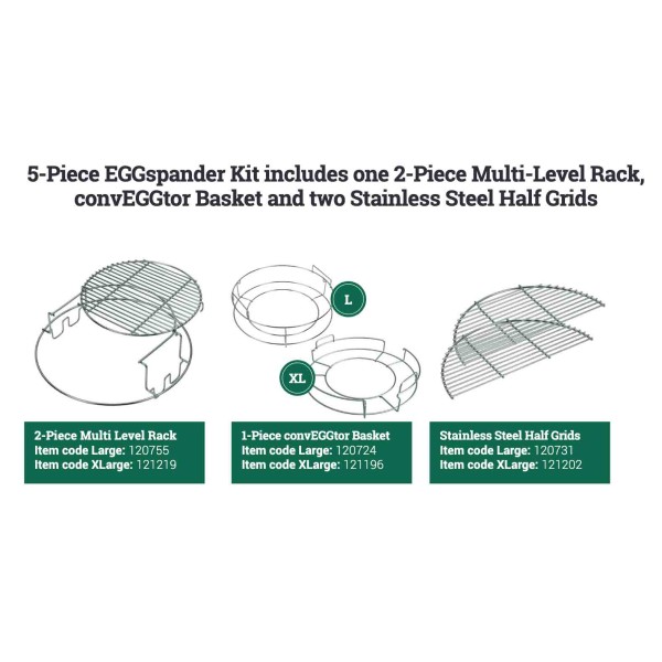 Kit EGGspander Big Green Egg